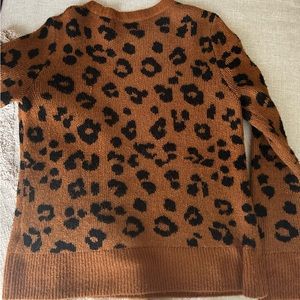 Leopard print sweater